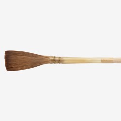 Quill - Pure Sable - Chisel Edge Signwriting - Swan (Size #10) - A.S. Handover - A.S. Handover