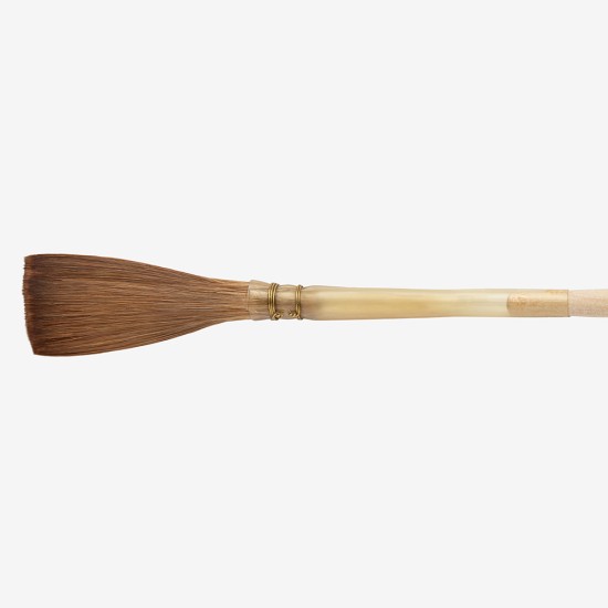 Quill - Pure Sable - Chisel Edge Signwriting - Swan (Size #10) - A.S. Handover - A.S. Handover