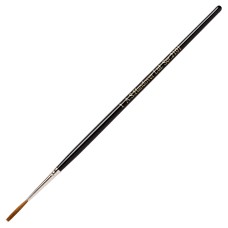 Quill - Ltd. Series 2101 Sable Mix Metal Ferrule - Crow (Size #1) - A.S. Handover - A.S. Handover