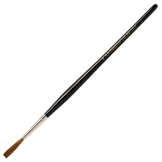 Quill - Ltd. Series 2101 Sable Mix Metal Ferrule - Goose (Size #6) - A.S. Handover - A.S. Handover Quill - Ltd. Series 2101 Sable Mix Metal Ferrule - Goose (Size #6) - A.S. Handover - A.S. Handover