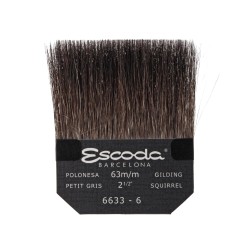 Gilding Tip - Single (2-1/2") - Natural Kazan Squirrel Hair - Escoda - Escoda