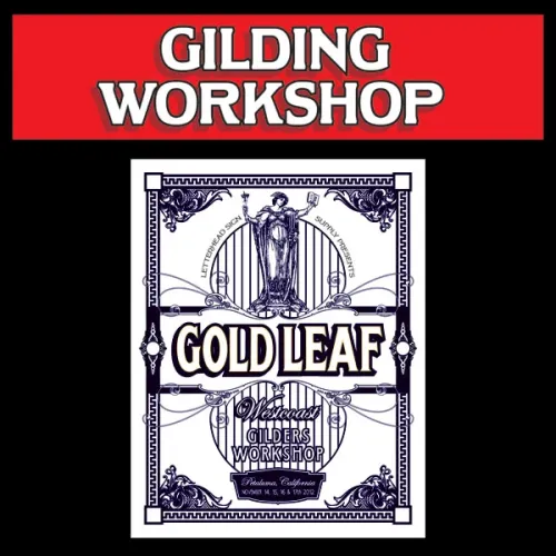 Gold Leaf Reverse Glass Gilding Workshop 3-Days