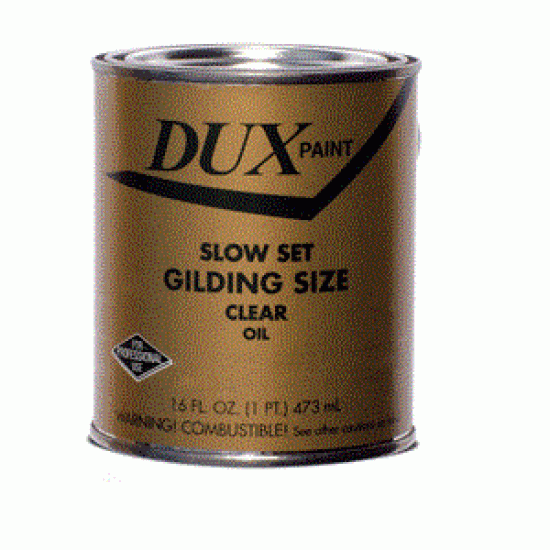 Dux Gold Leaf Slow Size - Oil Based 1/2 Pint